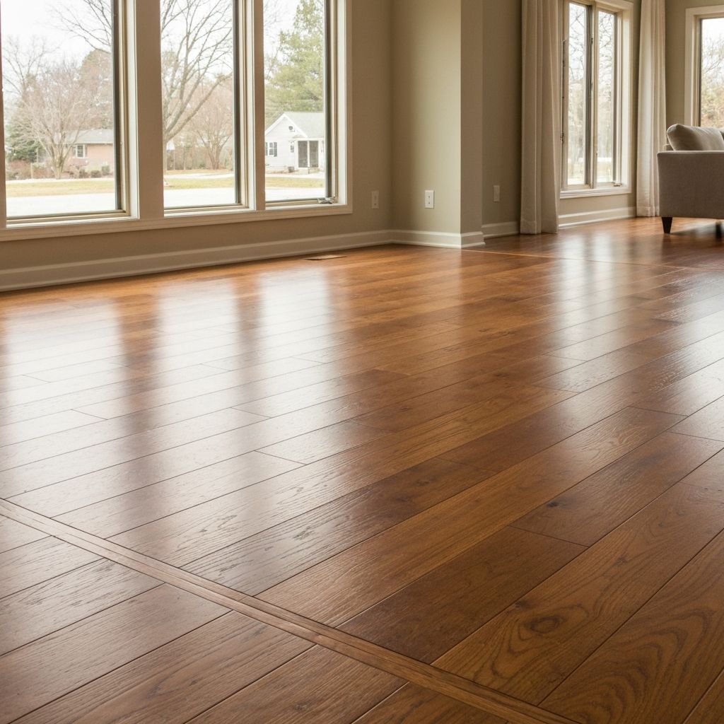 Hardwood flooring installation in a Missouri home